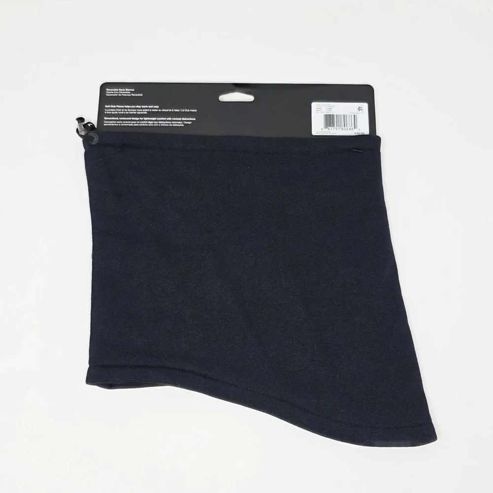 Nike Fleece Reversible Neck Warmer Unisex Adult Black Snood Winter‎ Weather Cold